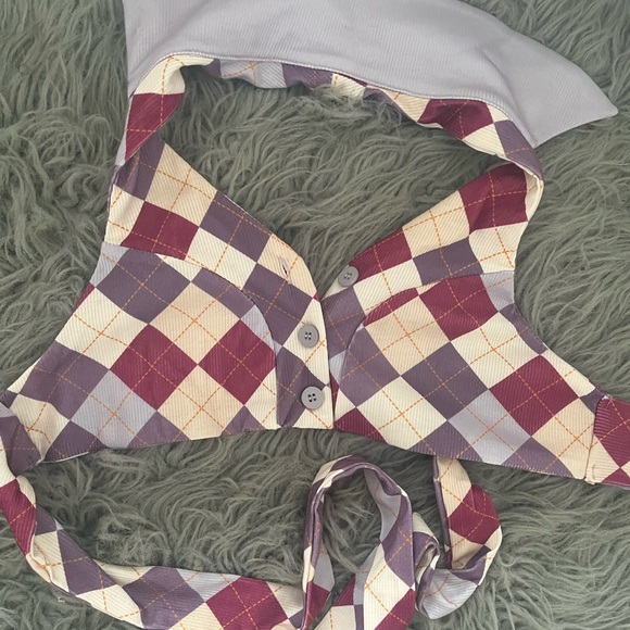 Argyle Top and Skirt set - Picture 2 of 3